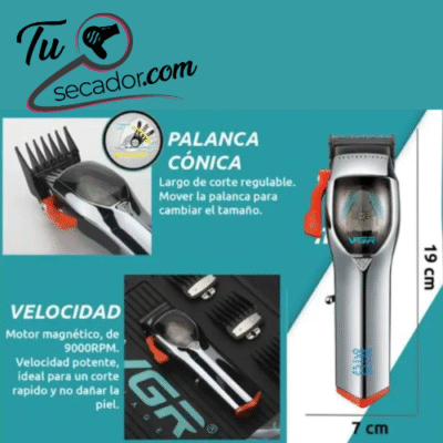Máquina Barbería Profesional Vgr V-647 - Imagen 2