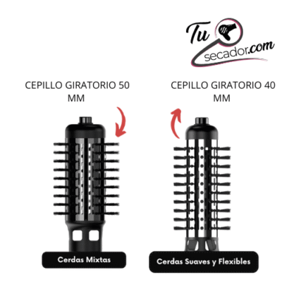 Cepillo Secador de Pelo Rotativo GAMA Turbo ION 2600 - Imagen 2